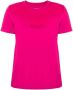 Woolrich T-shirt met logo-reliëf Roze - Thumbnail 1