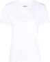 Woolrich T-shirt met logo-reliëf Wit - Thumbnail 1