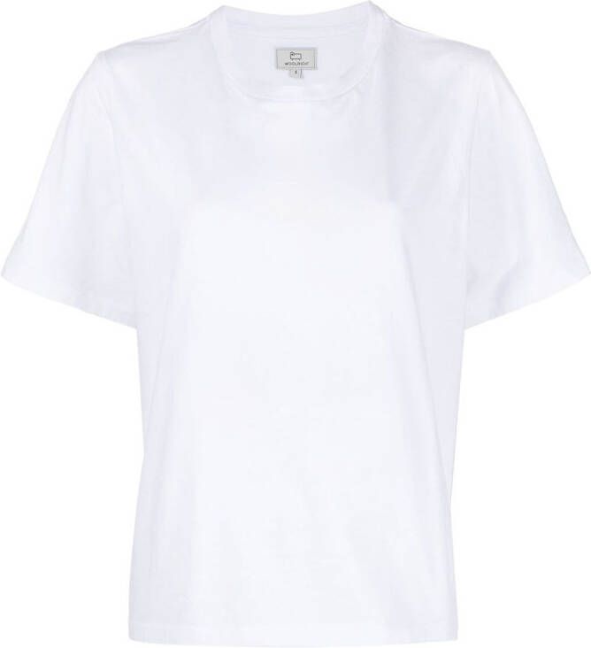 Woolrich T-shirt van biologisch katoen Wit