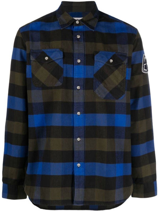Woolrich Overhemd met tartan ruit Blauw