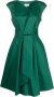 Woolrich Midi-jurk met gestrikte taille Groen - Thumbnail 1