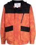 Woolrich Trek tie dye-print jack Oranje - Thumbnail 1