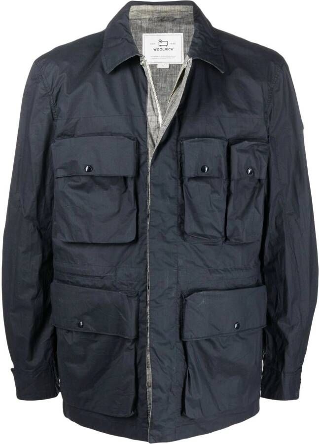Woolrich Veldjack Blauw