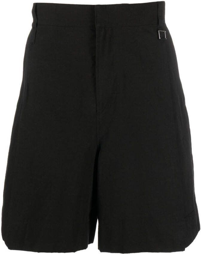 Wooyoungmi Bermuda shorts van katoen-hennepmix Zwart