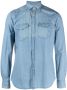 Xacus Denim overhemd Blauw - Thumbnail 1