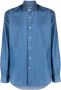 Xacus Denim overhemd Blauw - Thumbnail 1