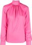 Xacus Blouse met gesmockt detail Roze - Thumbnail 1