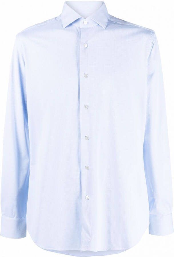 Xacus Getailleerd overhemd Blauw