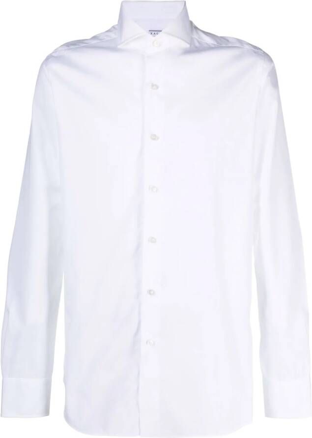 Xacus Getailleerd overhemd Wit