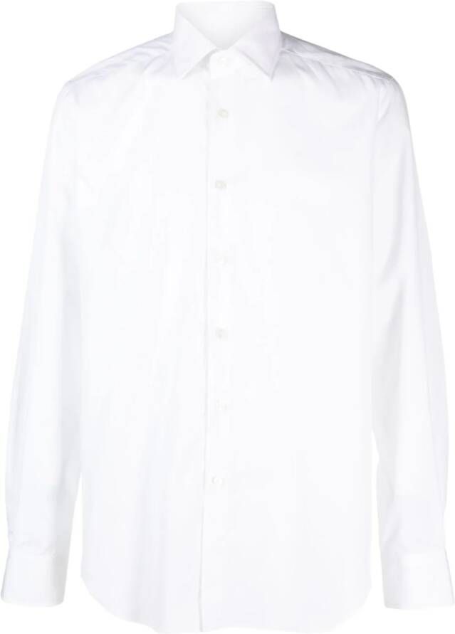 Xacus Katoenen overhemd Wit