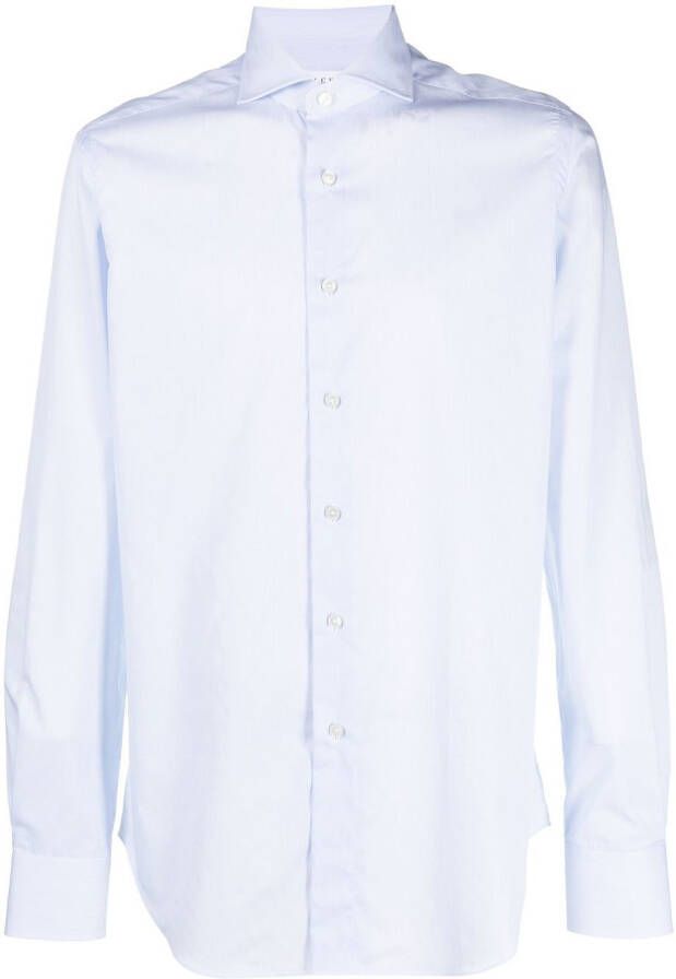 Xacus Overhemd met lange mouwen Blauw