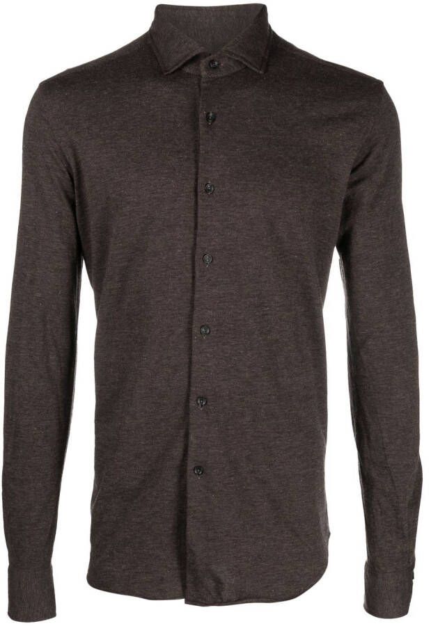 Xacus Button-down overhemd Bruin