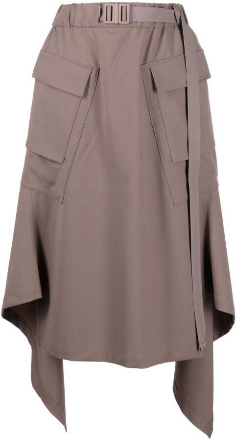 Y-3 Rok met ceintuur Bruin