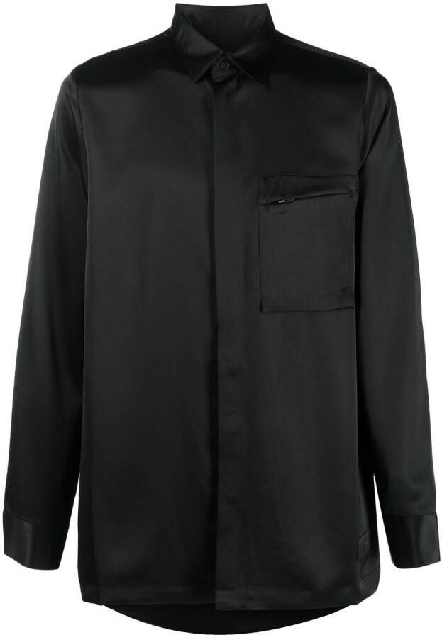Y-3 Button-up overhemd Zwart