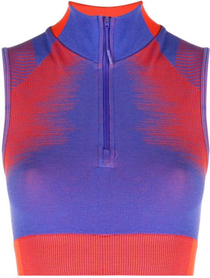 Y-3 Cropped gilet Paars