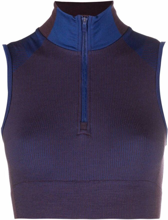 Y-3 Cropped top Paars