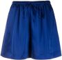 Y-3 Shorts met trekkoordtaille Blauw - Thumbnail 1