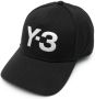 Y-3 Honkbalpet met geborduurd logo Zwart - Thumbnail 1