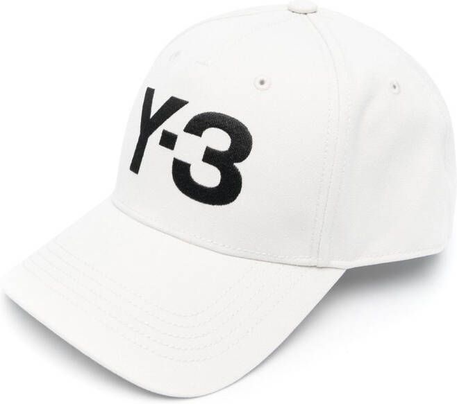 Y-3 Honkbalpet met geborduurd logo Beige