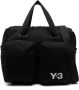 Y-3 x Timberland duffeltas met geborduurd logo Zwart - Thumbnail 1