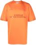 Y-3 T-shirt met logoprint Oranje - Thumbnail 1