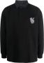 Y-3 Overhemd met geborduurd logo Zwart - Thumbnail 1