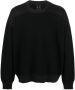 Y-3 Ribgebreide trui Zwart - Thumbnail 1