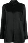 Y-3 Satijnen blouse Zwart - Thumbnail 1