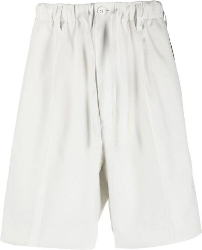 Y-3 Shorts met zijstreep Wit