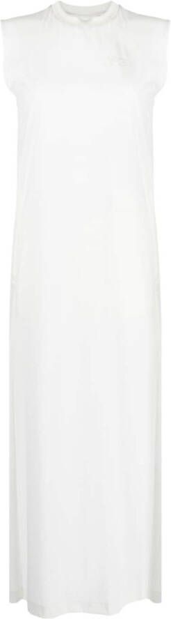 Y-3 Mouwloze maxi-jurk Wit