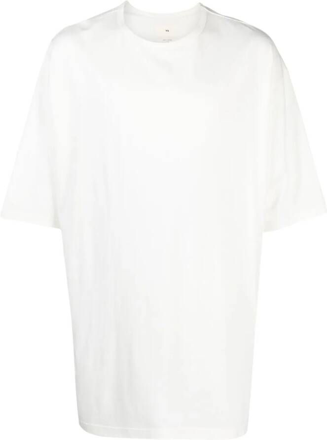 Y-3 T-shirt met logopatch Wit