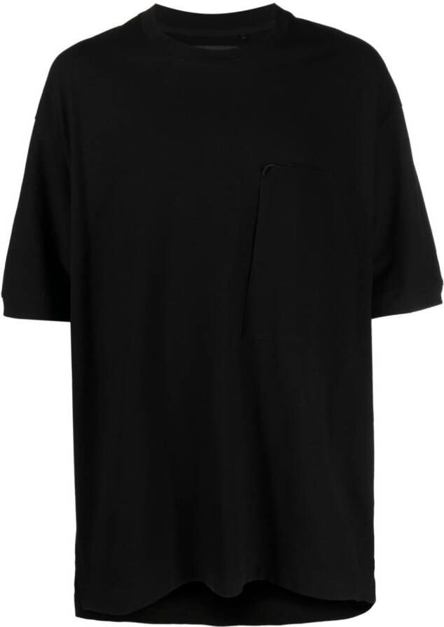 Y-3 T-shirt met logopatch Zwart