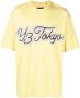 Y-3 Katoenen T-shirt met logoprint Geel - Thumbnail 1