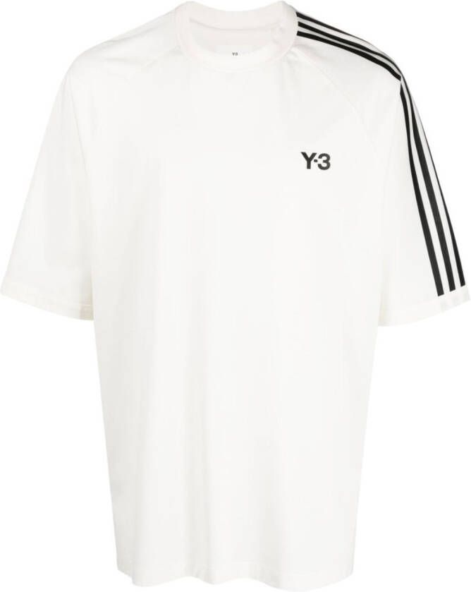 Y-3 x adidas T-shirt met logoprint Wit