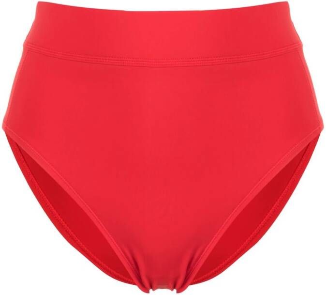 Y-3 High waist bikinislip Rood