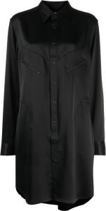 Y-3 Satijnen blouse Zwart