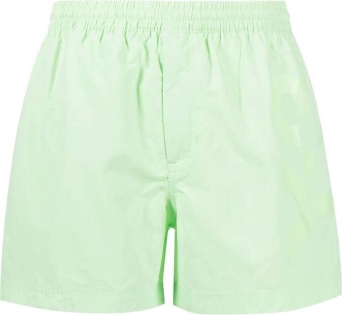 Y-3 Slim-fit shorts Groen