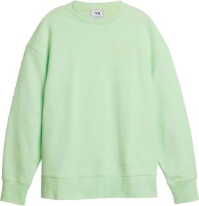 Y-3 Sweater met ronde hals Groen