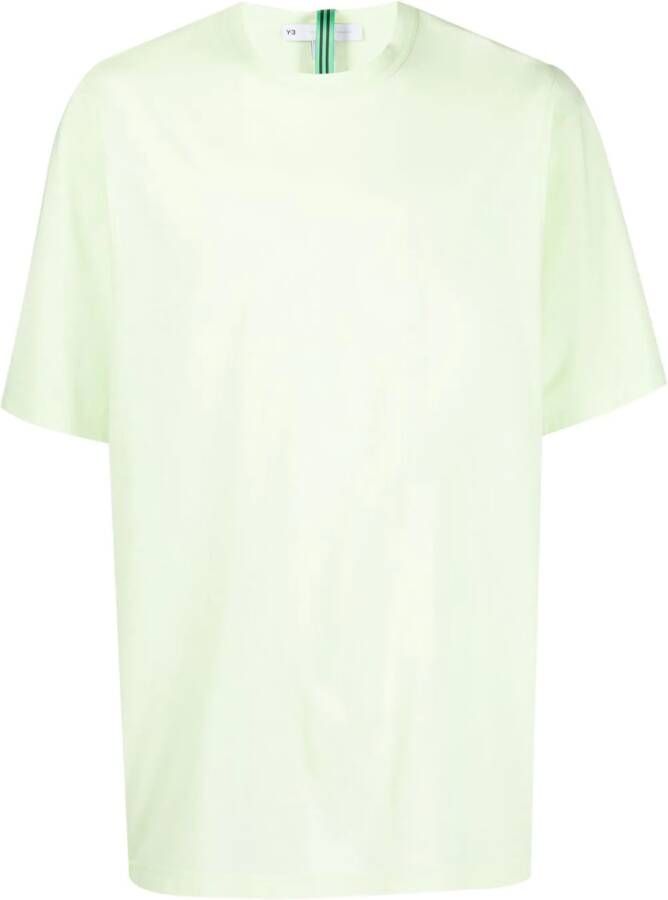 Y-3 T-shirt met logoprint Groen