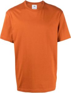 Y-3 T-shirt met logoprint Oranje
