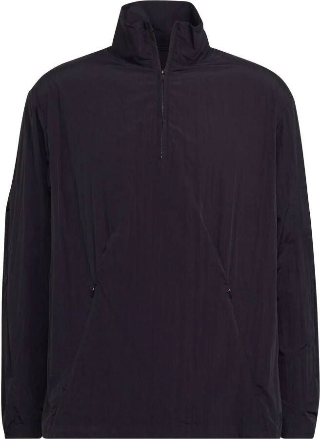 Y-3 Windjack met halve rits Zwart