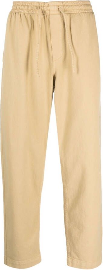 YMC Broek met trekkoordtaille Beige