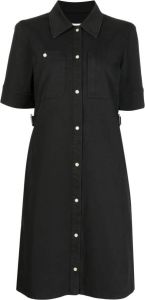 YMC Button-up blousejurk Zwart