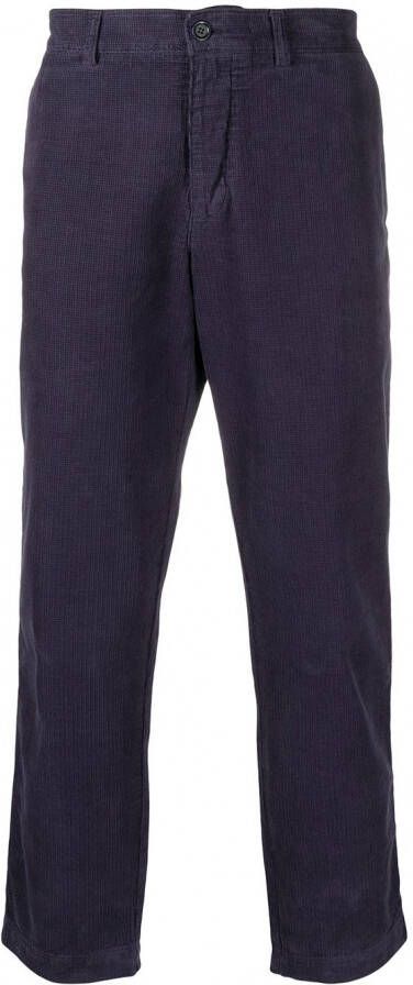 YMC Cropped broek Blauw