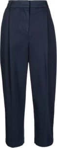 YMC Cropped pantalon Blauw