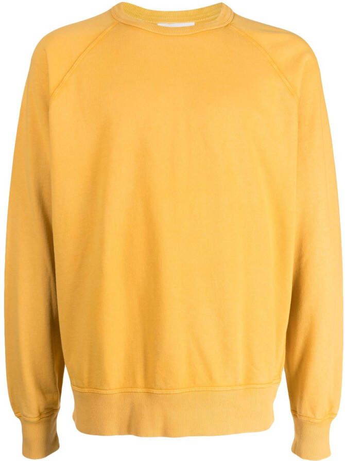 YMC Katoenen sweater Geel
