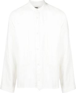 YMC Overhemd met gekreukt-effect Wit