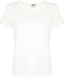 YMC T-shirt met ronde hals Wit