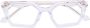 Yohji Yamamoto Bril met geometrisch montuur Wit - Thumbnail 1