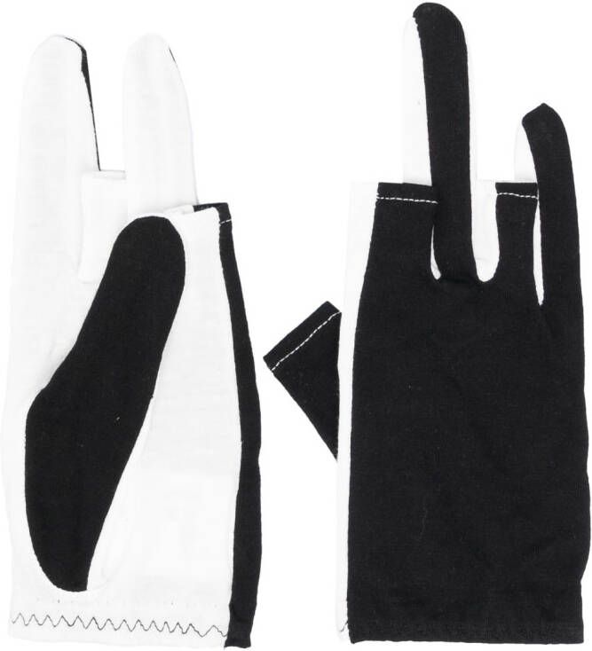 Yohji Yamamoto Gebreide handschoenen Zwart